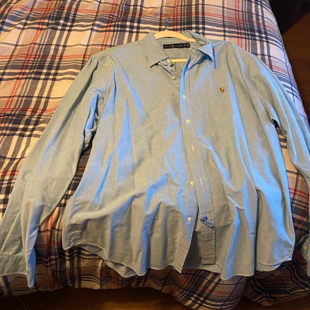 Ralph Lauren Mens l Dress Shirt: Long Sleeves